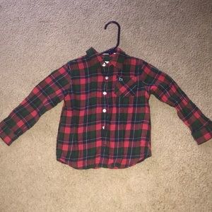 🎉🎉5 for $20 🎉🎉Little kids plaid woven shirt